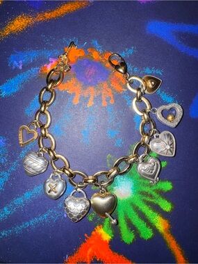 Brighton One Heart Heart Charm Bracelet - CHARM MISSING
